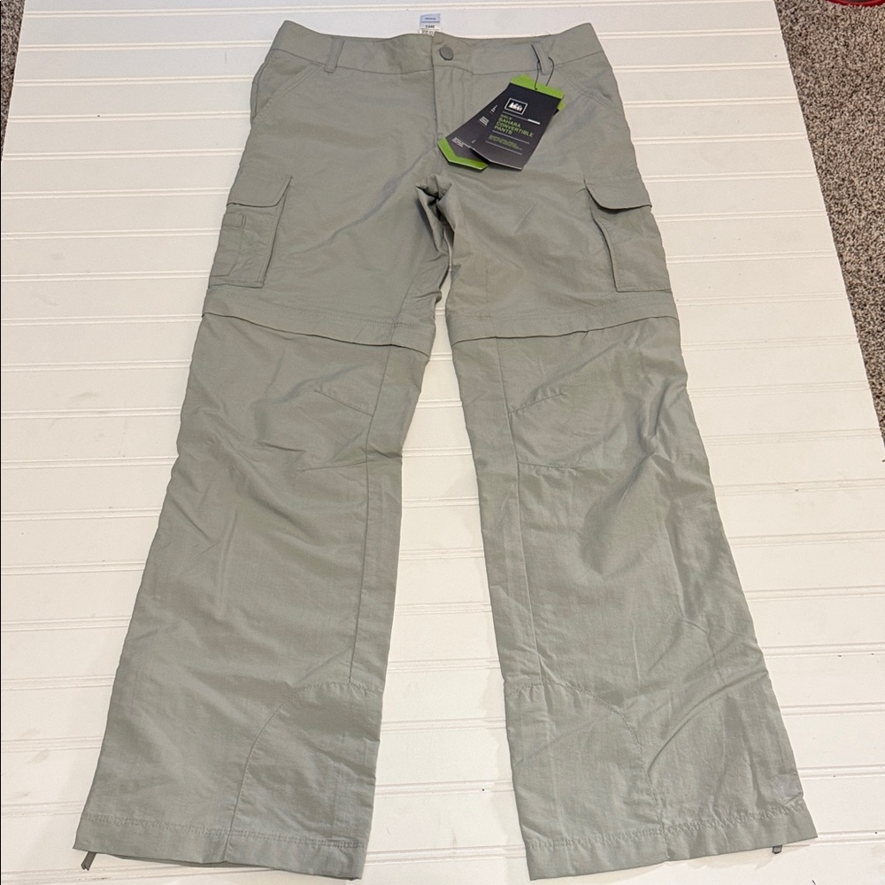 REI Girls Sahara Convertible Pants English Fog